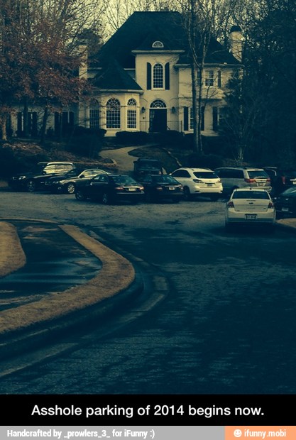 Asshole parking of 2014 begins now. - Asshole parking of 2014 begins now.