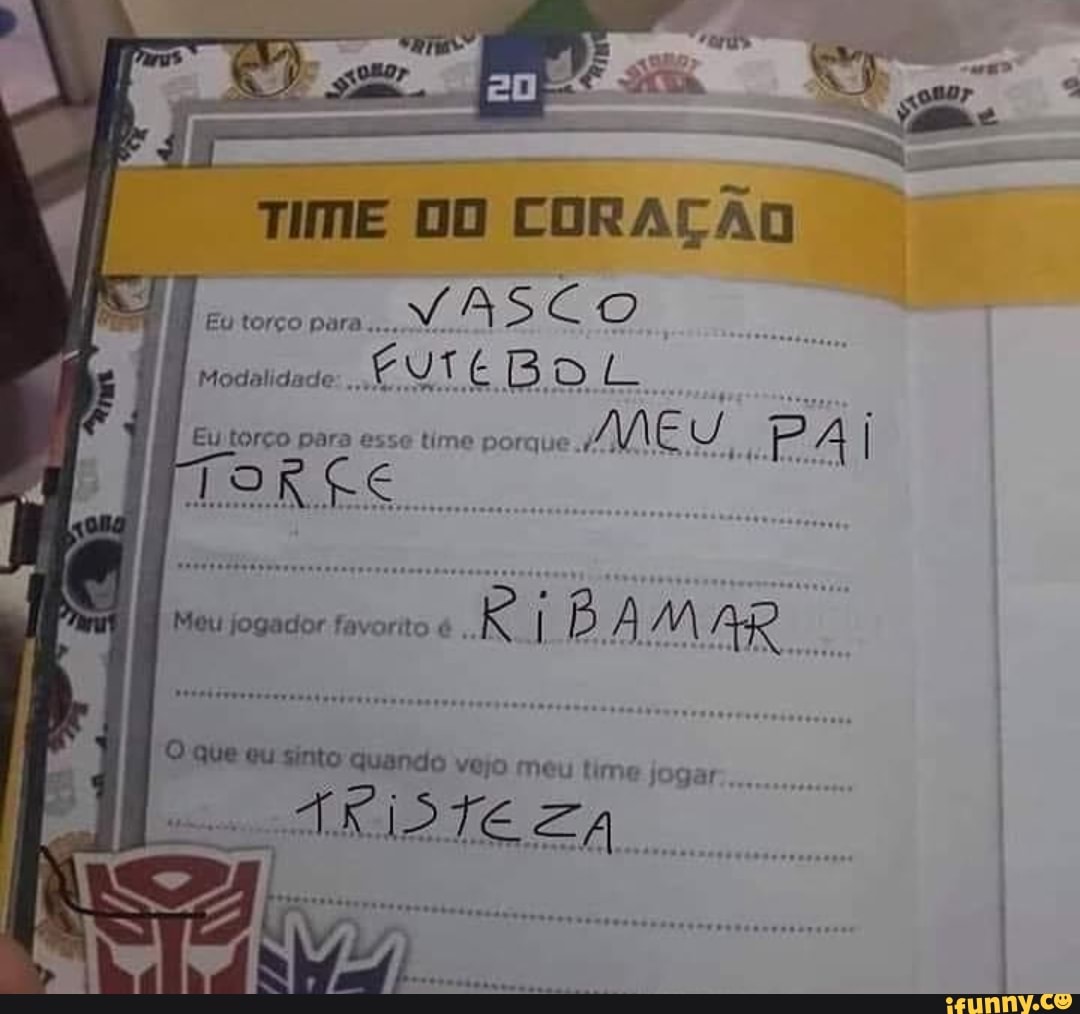 Mou jogador
TIME DO CORAÇÃO
favorito
é
Na I
BA M