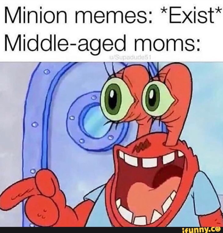 Minion memes: *Exist* MiddIe-aged moms: - iFunny