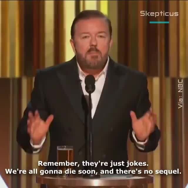Ricky Gervais roasted Hollywood on Sunday. Here are some of the best