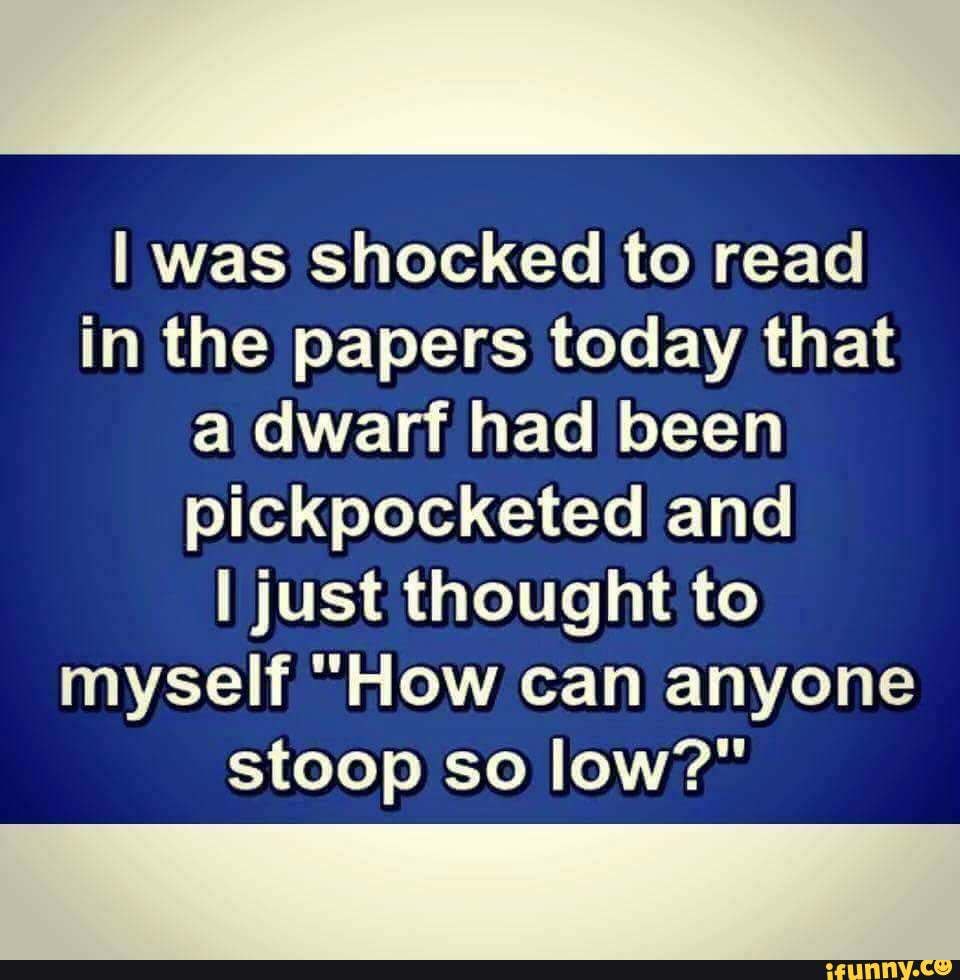 Pickpocketing level 100 - was shocked to read in the papers today that ...