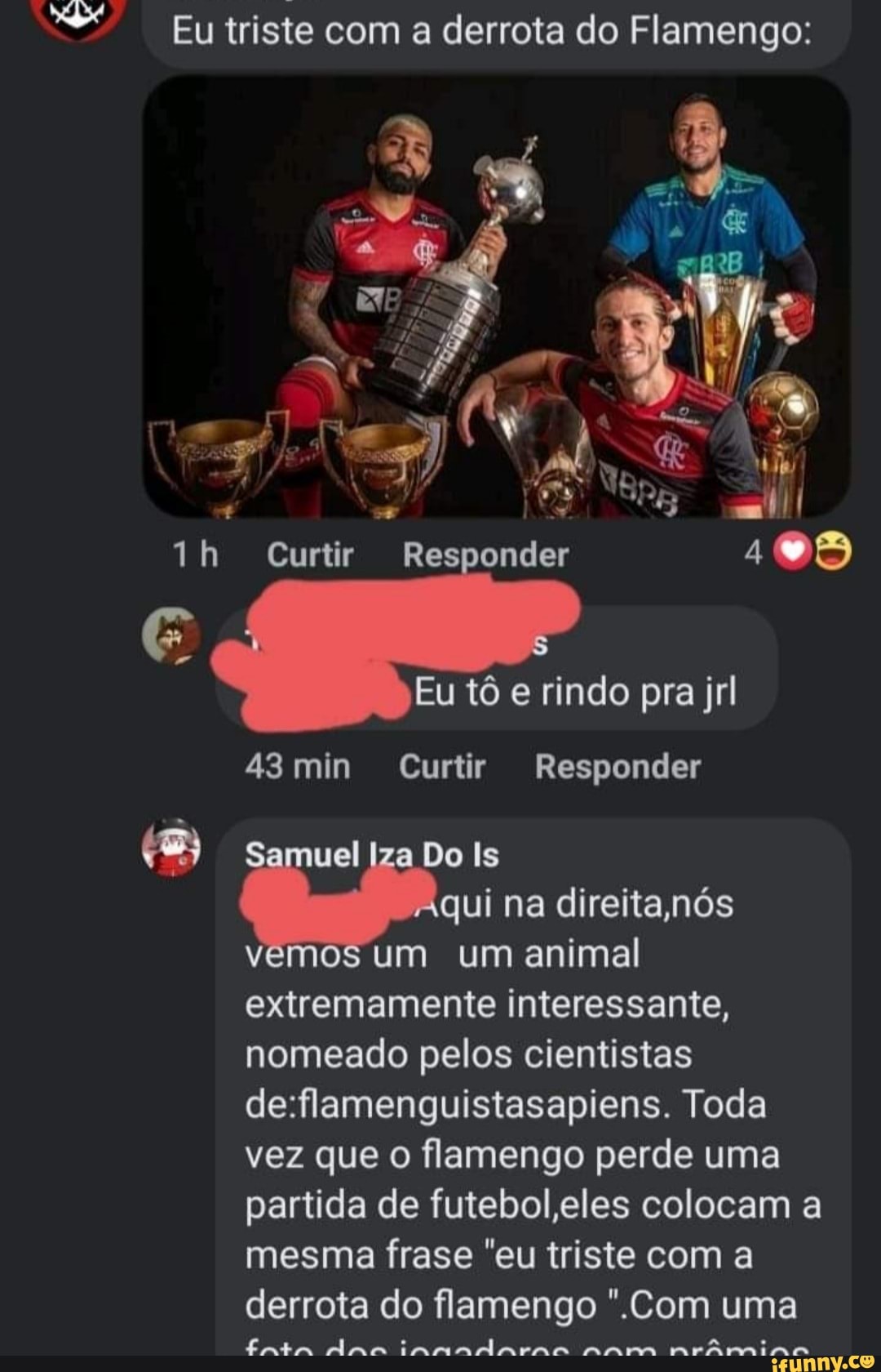 Flamengo memes. Best Collection of funny Flamengo pictures on iFunny Brazil