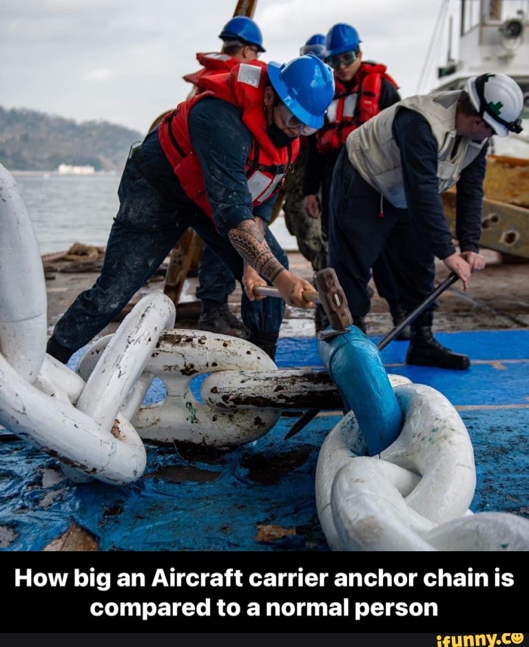 how-big-an-aircraft-carrier-anchor-chain-is-compared-to-a-normal-person