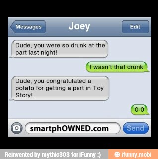 E
potato for getting a part in Toy
Story!