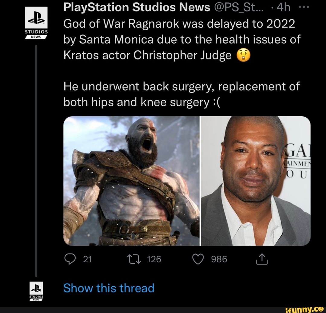 Kratos Actor Christopher Judge's TGA 2022 Speech Could Be Record