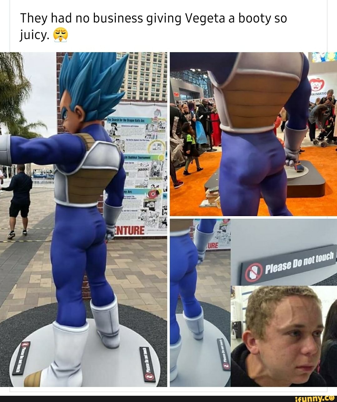 They had no business giving Vegeta a booty so
pelos aes