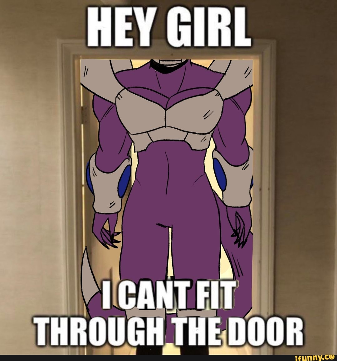 HEY GIRL CANT FIT THROUGH THE DOOR - iFunny