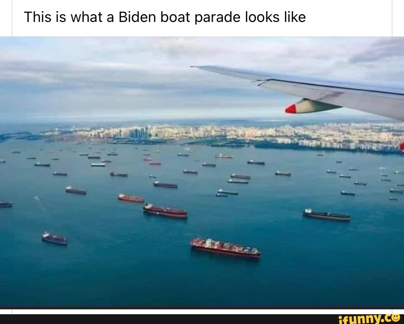 This is what a Biden boat parade looks like