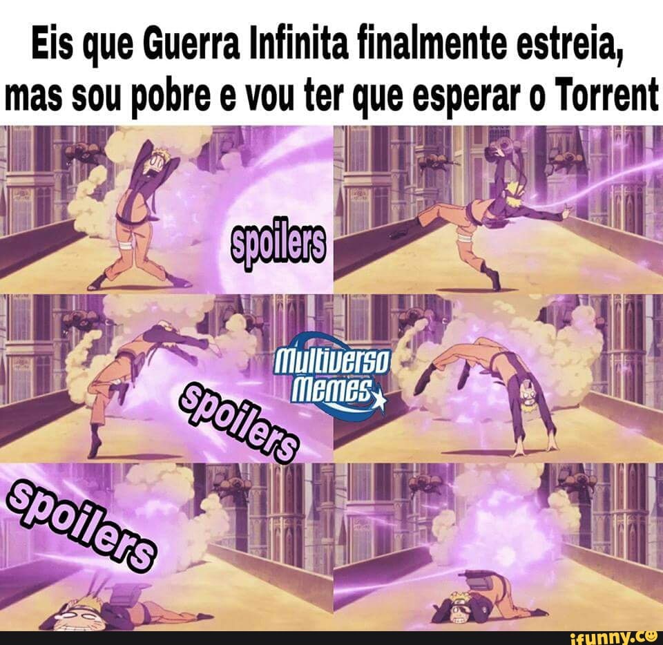Eis que Guerra Infinita finalmente estreia,
= sou ore e vou ter que zapererc Toner