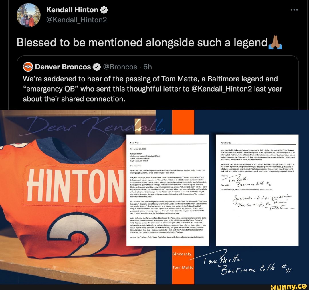 Denver Broncos on X: We stan @Kendall_Hinton2 