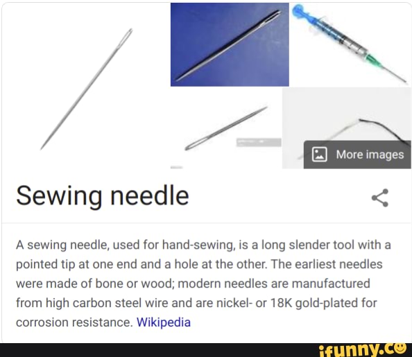 ) More images Sewing needle