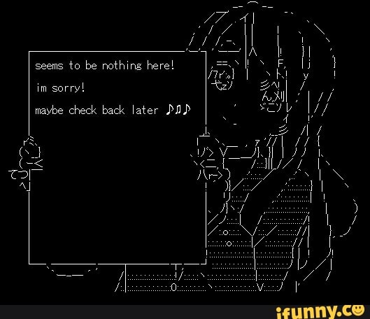 Anime AA  Ascii Art Archives for Recycle