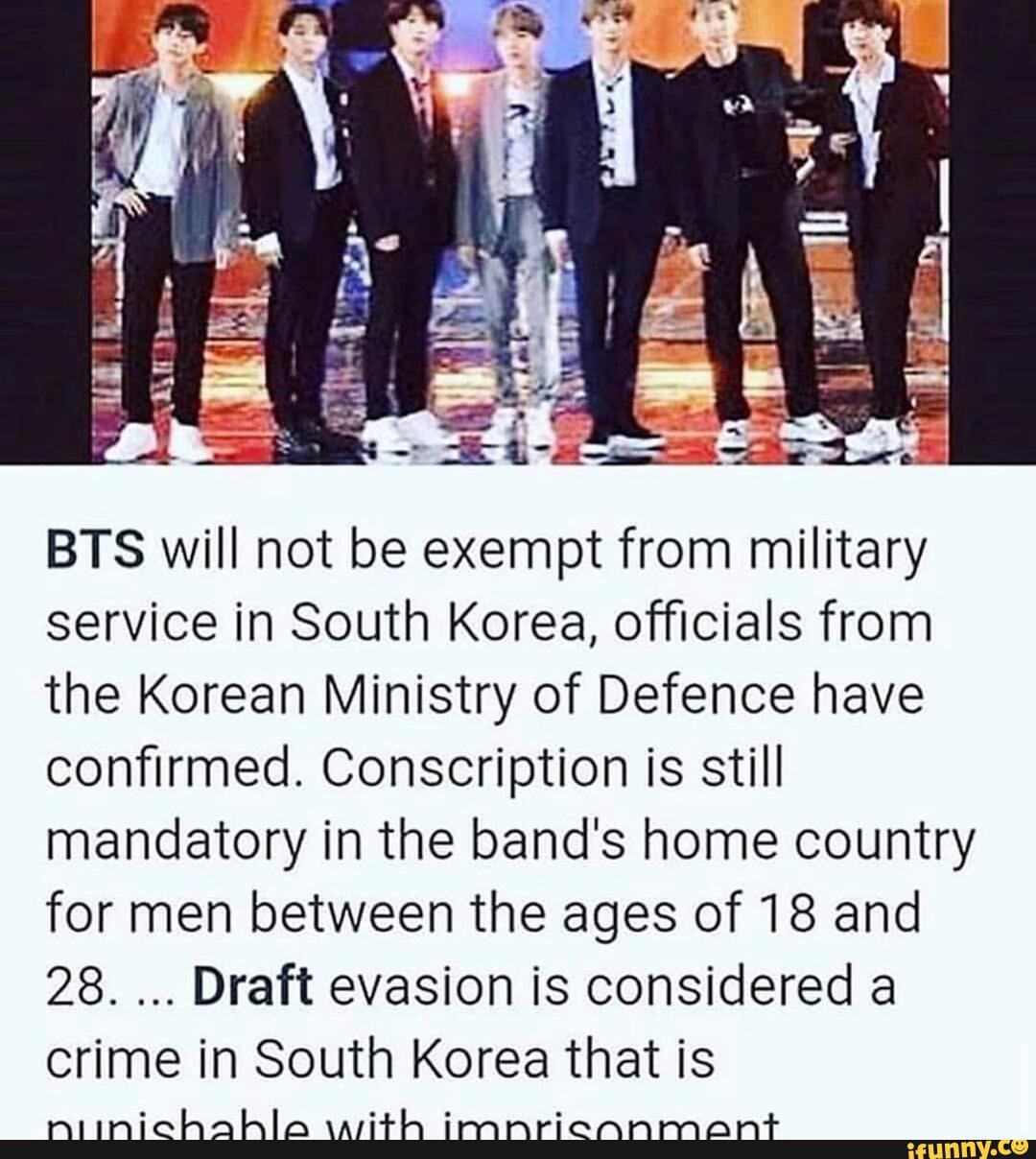 BTS Will Not Be Exempt From Military Service In South Korea, Officials ...