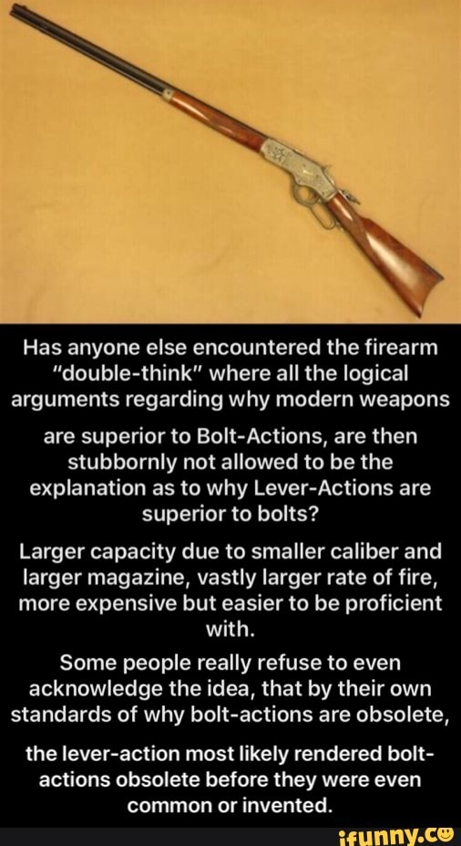 Has Anyone Else Encountered The Firearm "double-think" Where All The ...