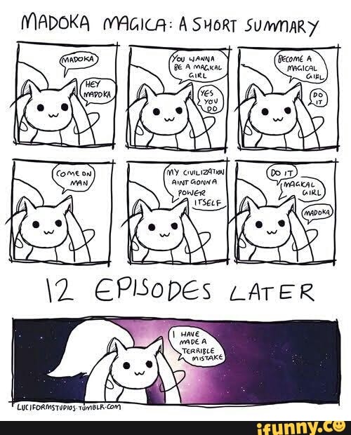 MADOKA MAGICA: À SHORT SUMMARY