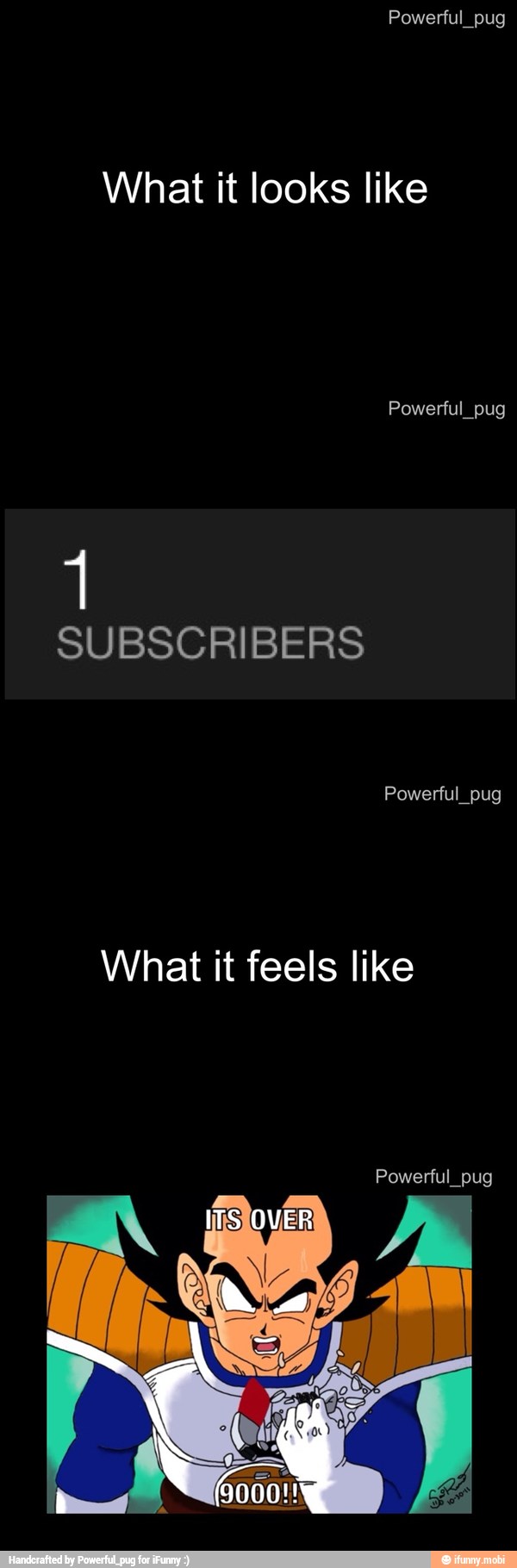 What it looks like
1
SUBSCRIBERS
Powerful_pug
What it feels like