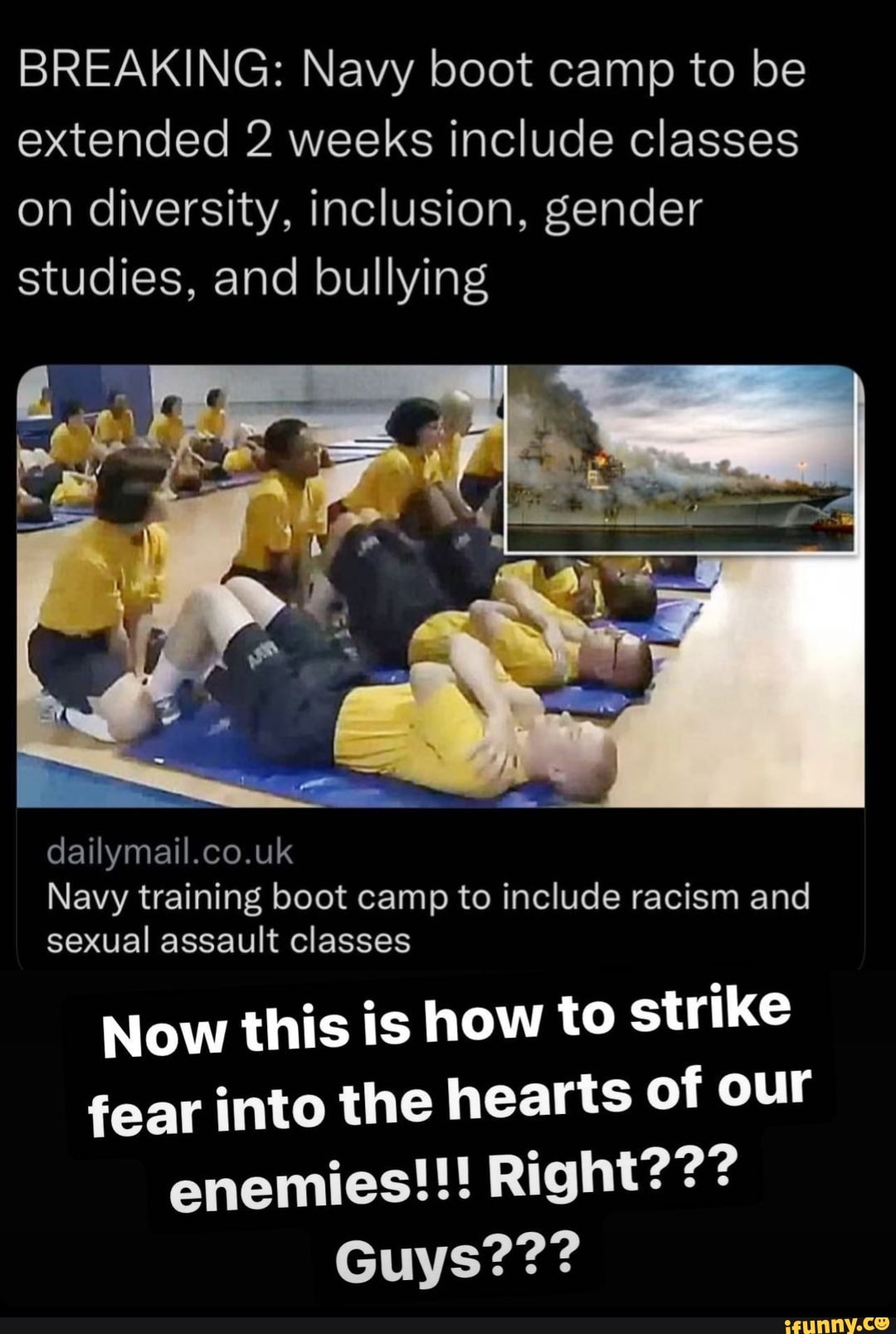 navy boot camp extended