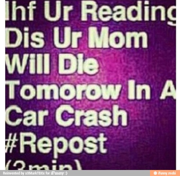 hf Ur Readin
ill Die.
omorow In
Crash