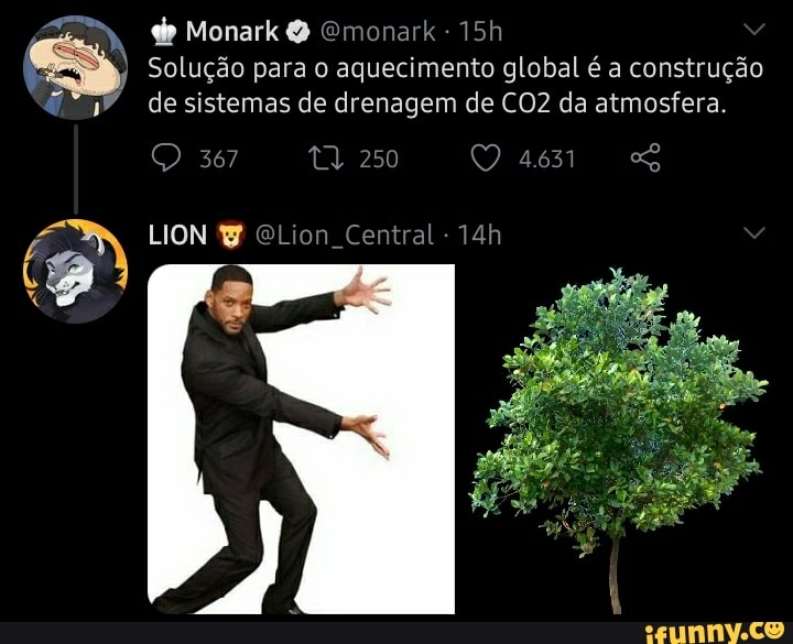 Solução para o aquecimento global é a construção
Monark Emonark
de sistemas de drenagem de COZ da atmosfera.
250
LION ELion Central -