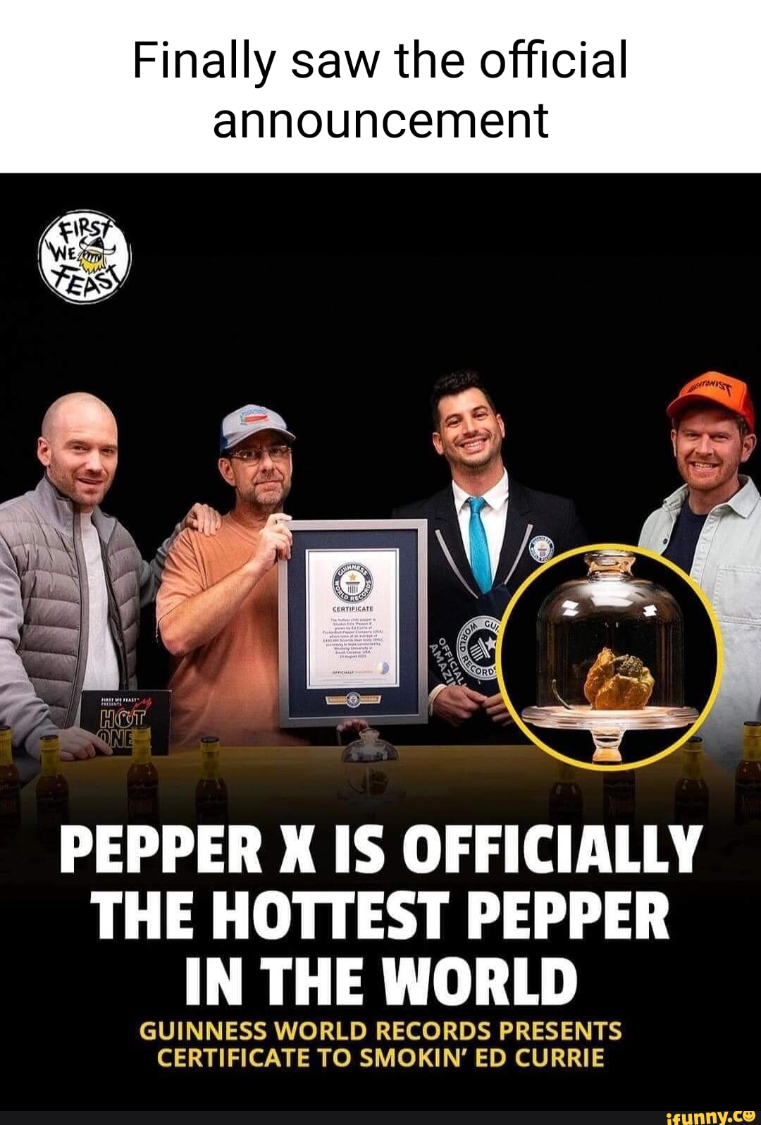 Finally saw the official announcement PEPPER X IS OFFICIALLY THE