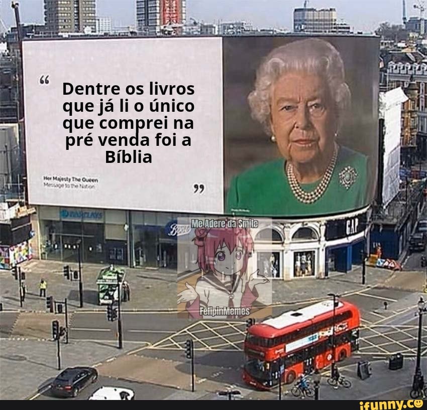 Dentre os livros
que já li o único
que comprei na
pré venda foi a
Bíblia