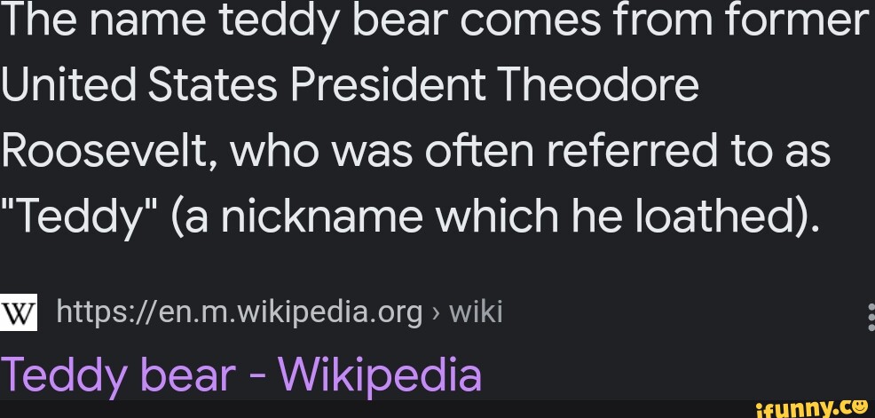 Teddy bear - Wikipedia