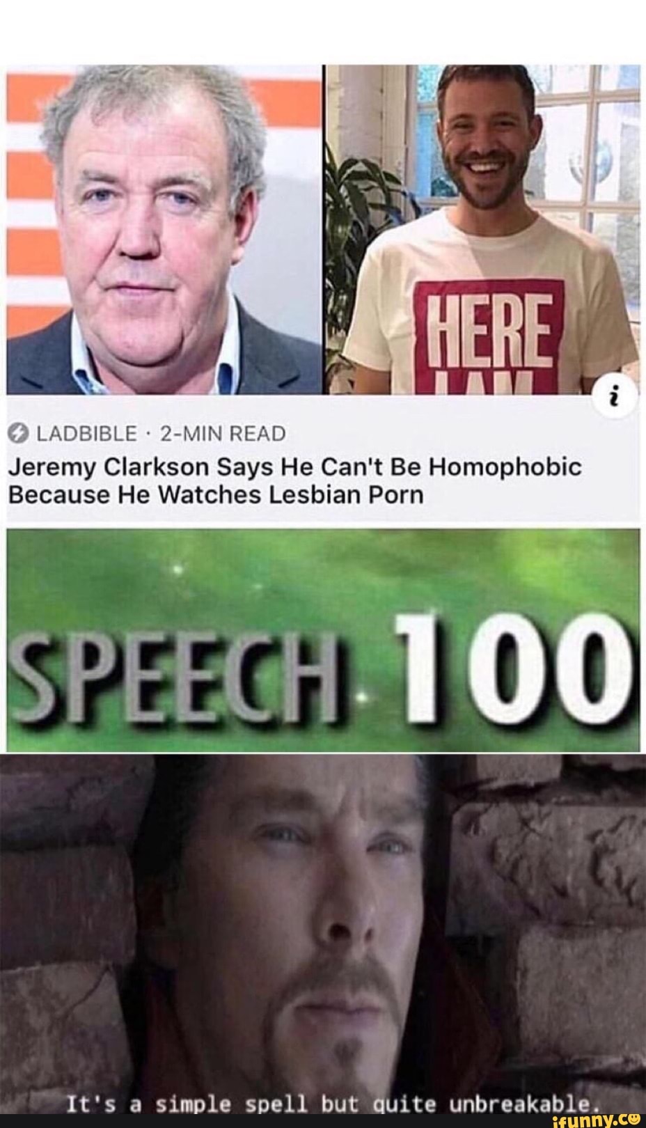 ;? LADBIBLE * 2-MIN READ Jeremy Clarkson Says He Can't Be Homophobíc ...