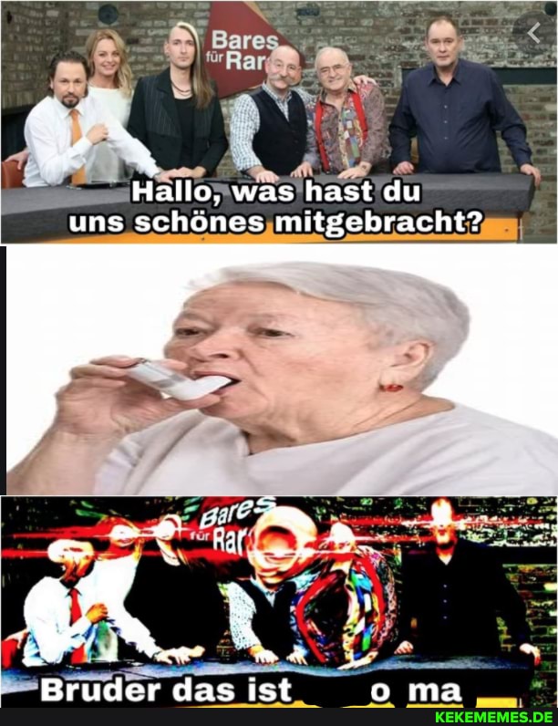 Hallo. was hast du uns schönes mitgebracht?