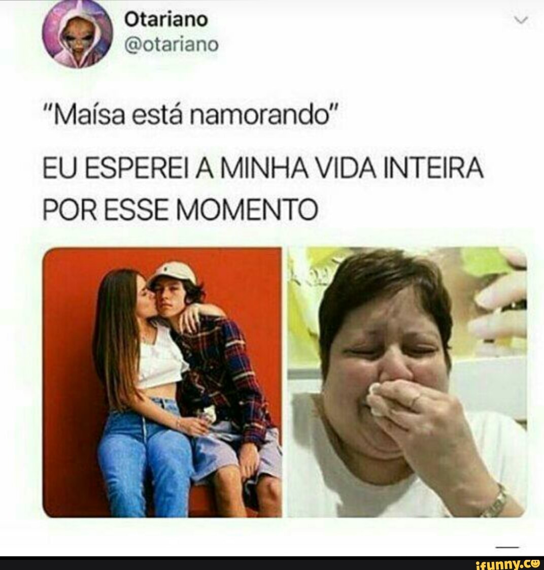 "Maisa esta namorando"
EU ESPEREI A MINHA VIDA INTEIRA
POR ESSE MOMENTO
