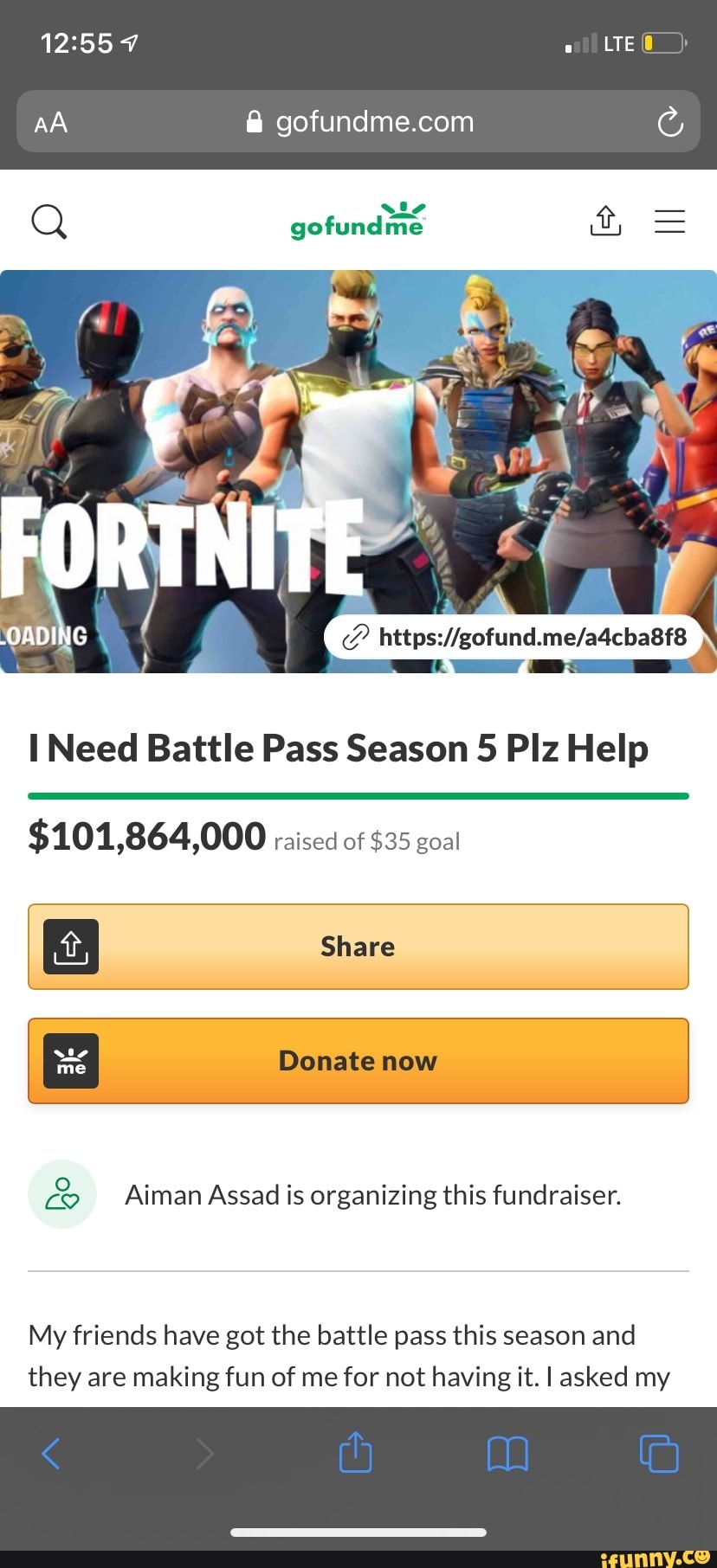 P Aver Fortnite Loading Need Battle Pass Season 5 Plz Help 101 864 000 Raised Of 35