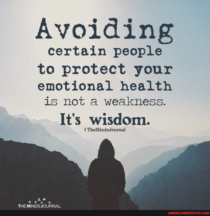 Avoiding certain people to protect your emotional health is not a weakness.
It's wisdom.
THE MINDS JOURNAL,