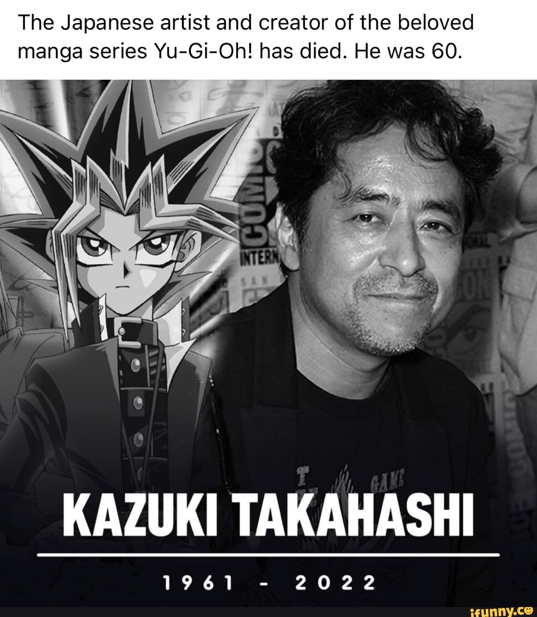 The Japanese artist and creator of the beloved manga series Yu-Gi-Oh