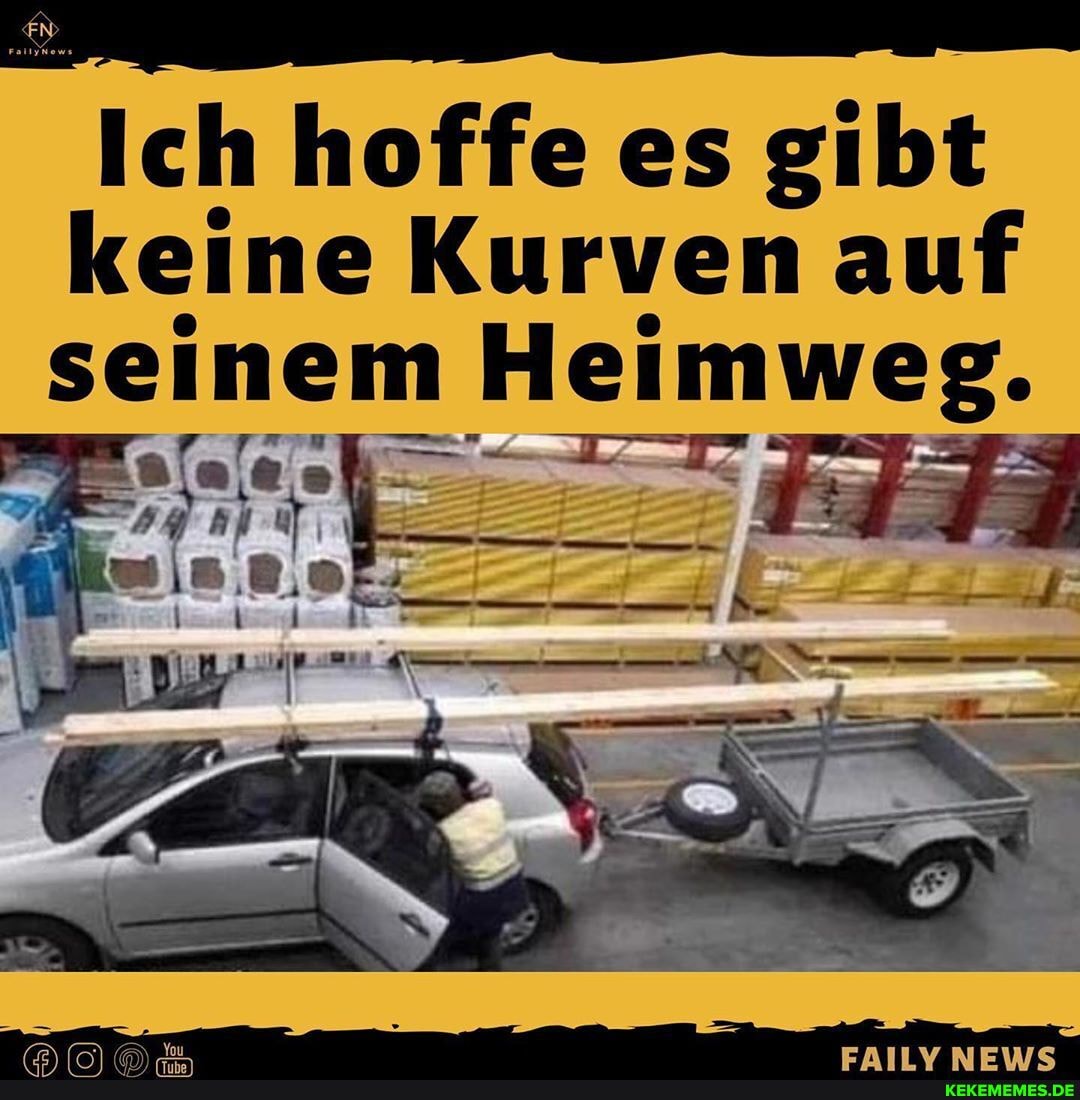 Ich hoffe es gibt Kurven auf keine Kurven auf seinem Heimweg.