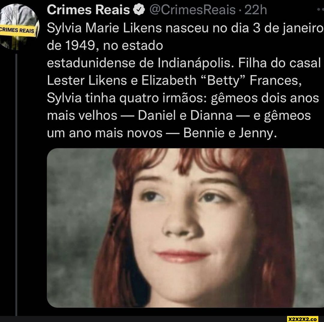 Crimes Reais Ocrimesreais Sylvia Marie Likens Nasceu No Dia 3 De Janeiro De 1949 No Estado