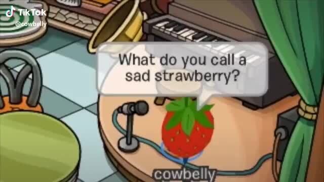 What Do U Call A Sad Strawberry