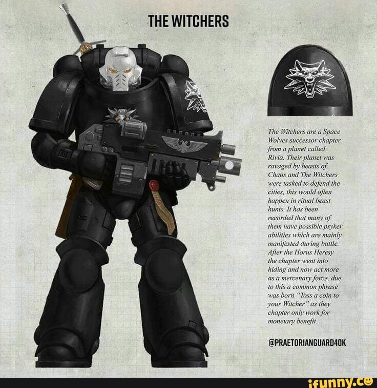 THE WITCHERS The Witchers are a Space Wolves successor chapter from a ...