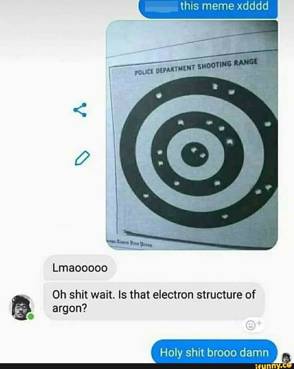 A Oh shit wait. Is that electron structure of
argon?
Holy shit brooo damn
A