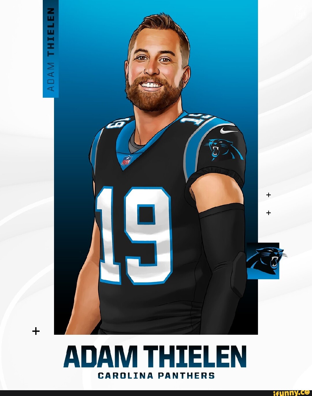 THI EDER _ ADAM ADAM ADAM THIELEN CAROLINA PANTHERS - iFunny