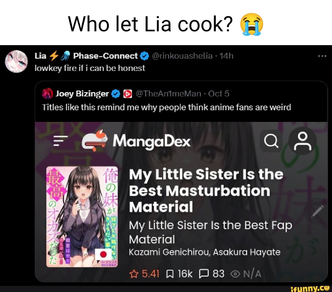 Who let Lia cook? Lia Phase-Connect @ lowkey fire if ican be honest Joey  Bizinger @ B)