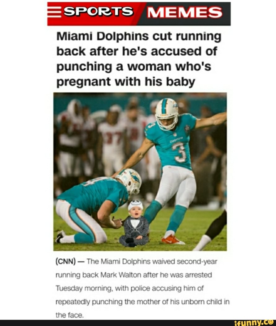 Miami Dolphins cut running back after he's accused of punching a