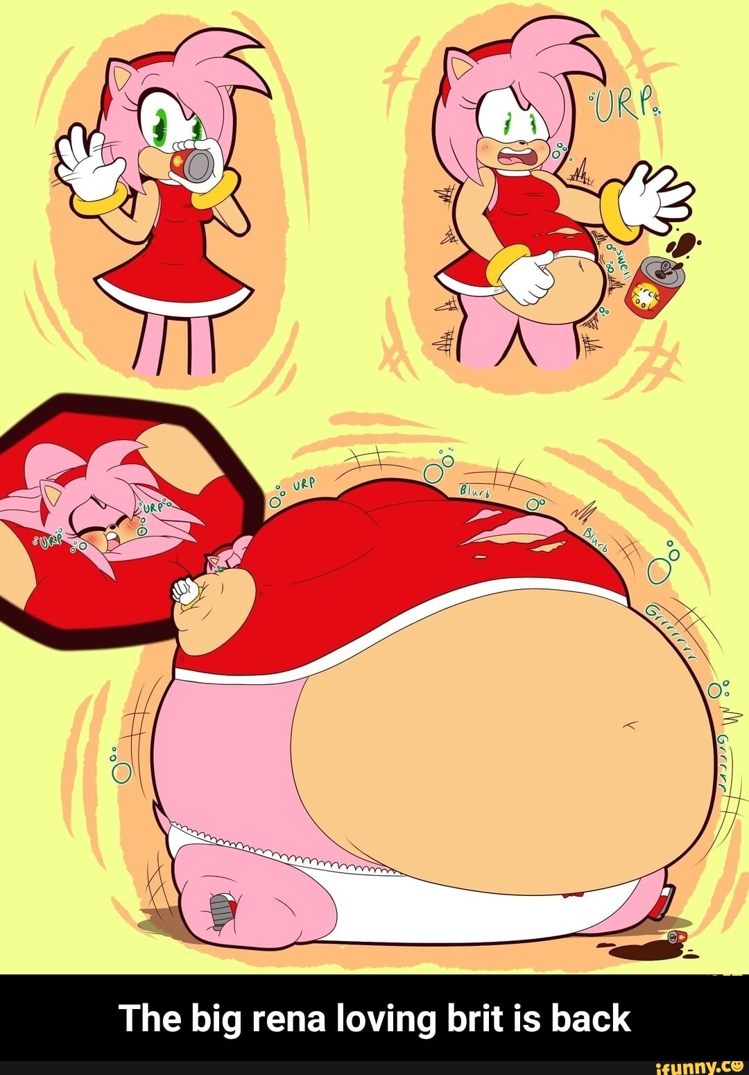 Amy rose belly inflation