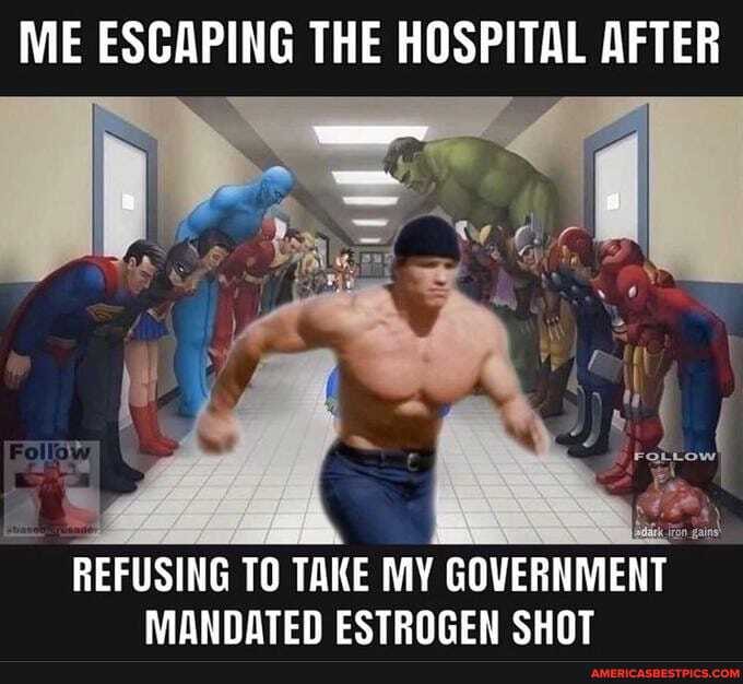 ME ESCAPING THE HOSPITAL AFTER
REFUSING TO TAKE MY GOVERNMENT MAONDATEN FSTROGEN SHNT