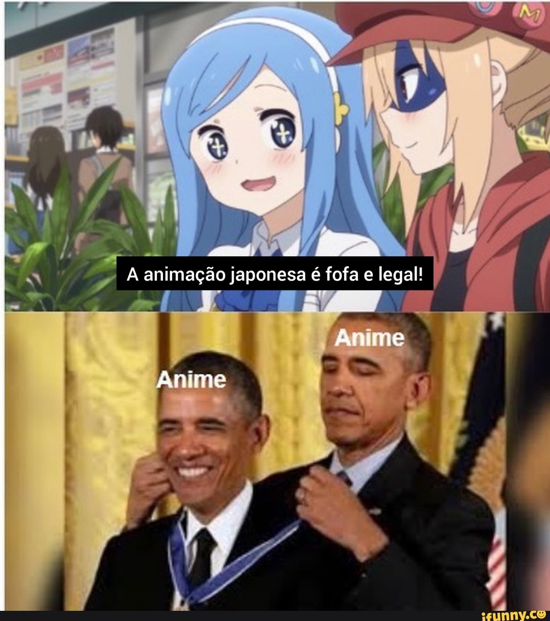 À animação japonesa é fofa e legal!
Anime
Anime