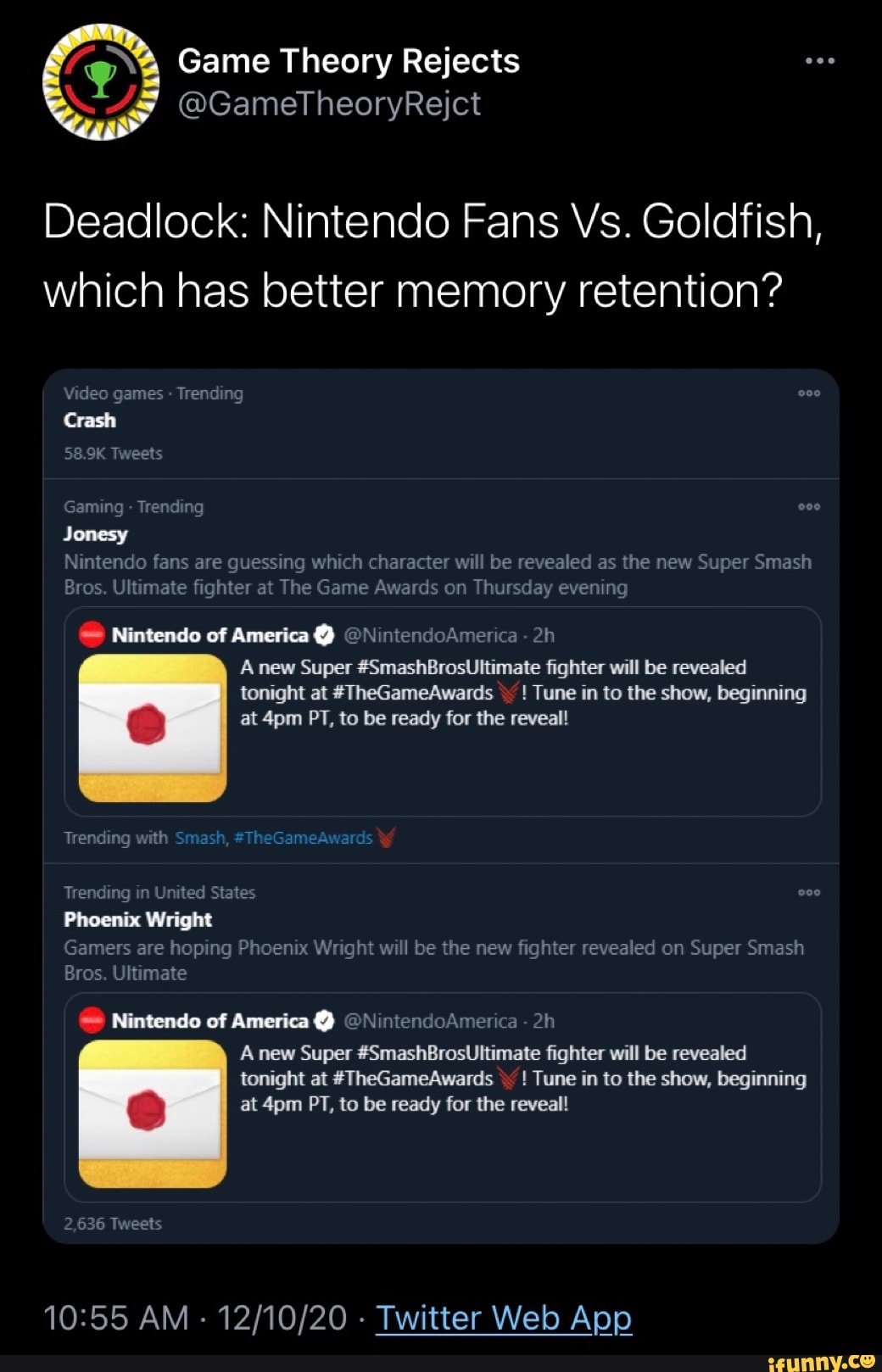 Game Theory Rejects @GameTheoryRejct Deadlock: Nintendo Fans Vs ...