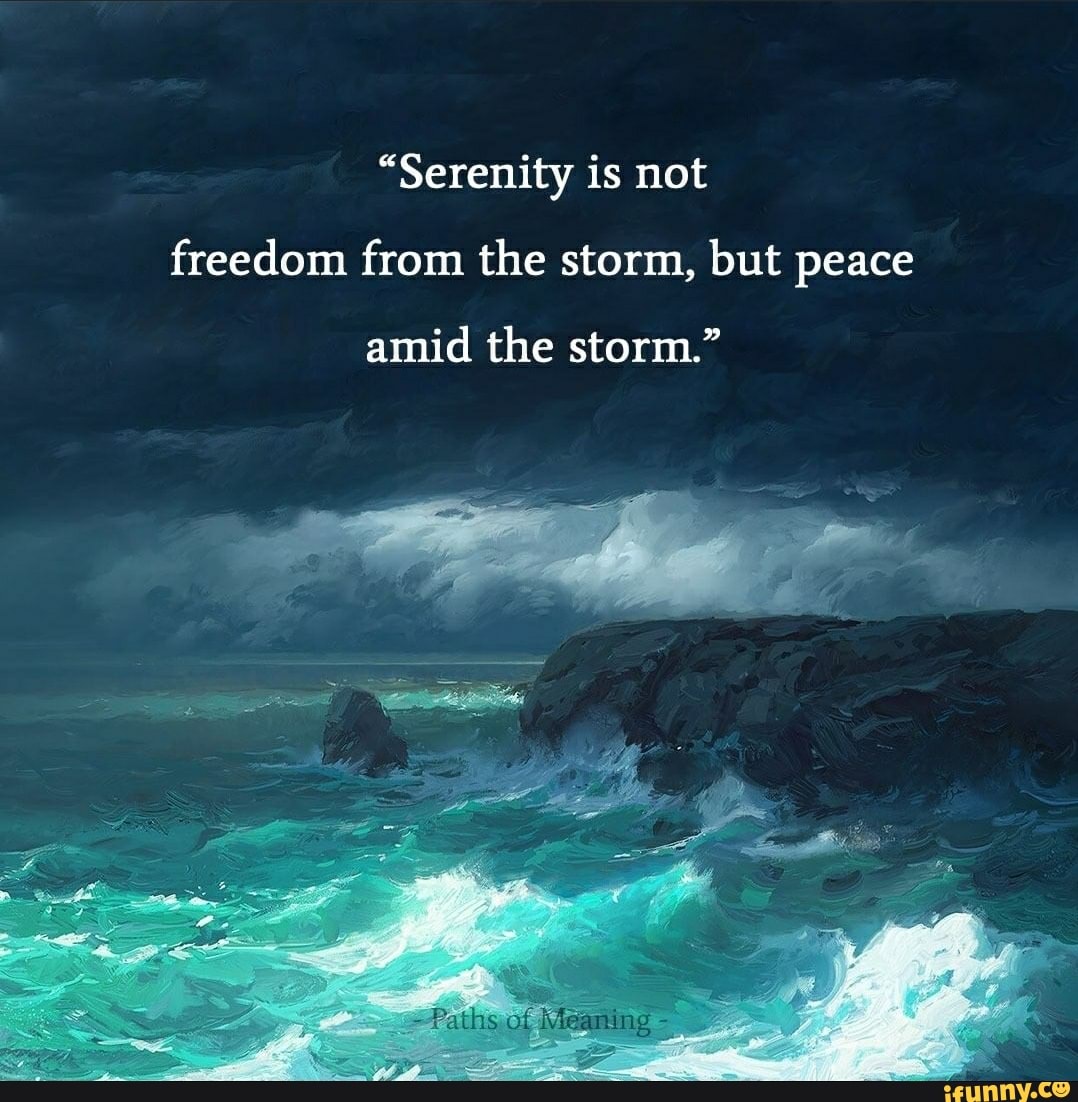 peace amidst the storm