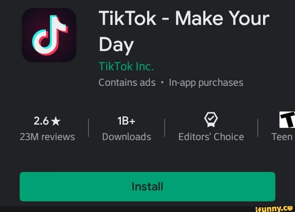 TikTok   Make Your Day TikTok Inc Contains Ads In App Purchases