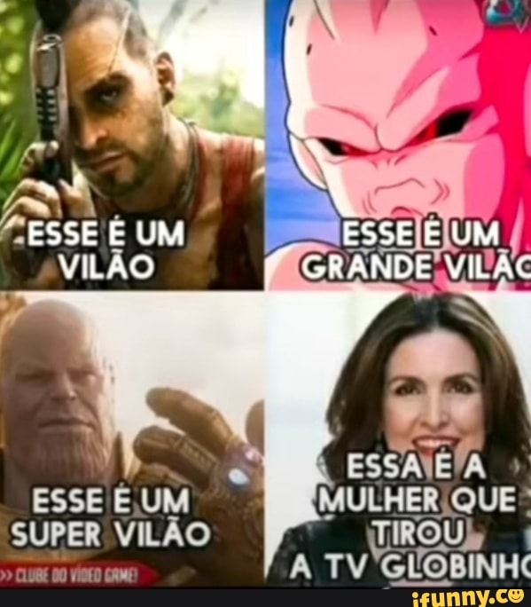 ESsE É UM VILÃO
ESSE É UM SUPER VILÃO TIROU, rr A TV
