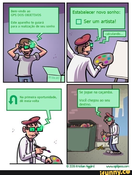 Se jogue na caçamba.