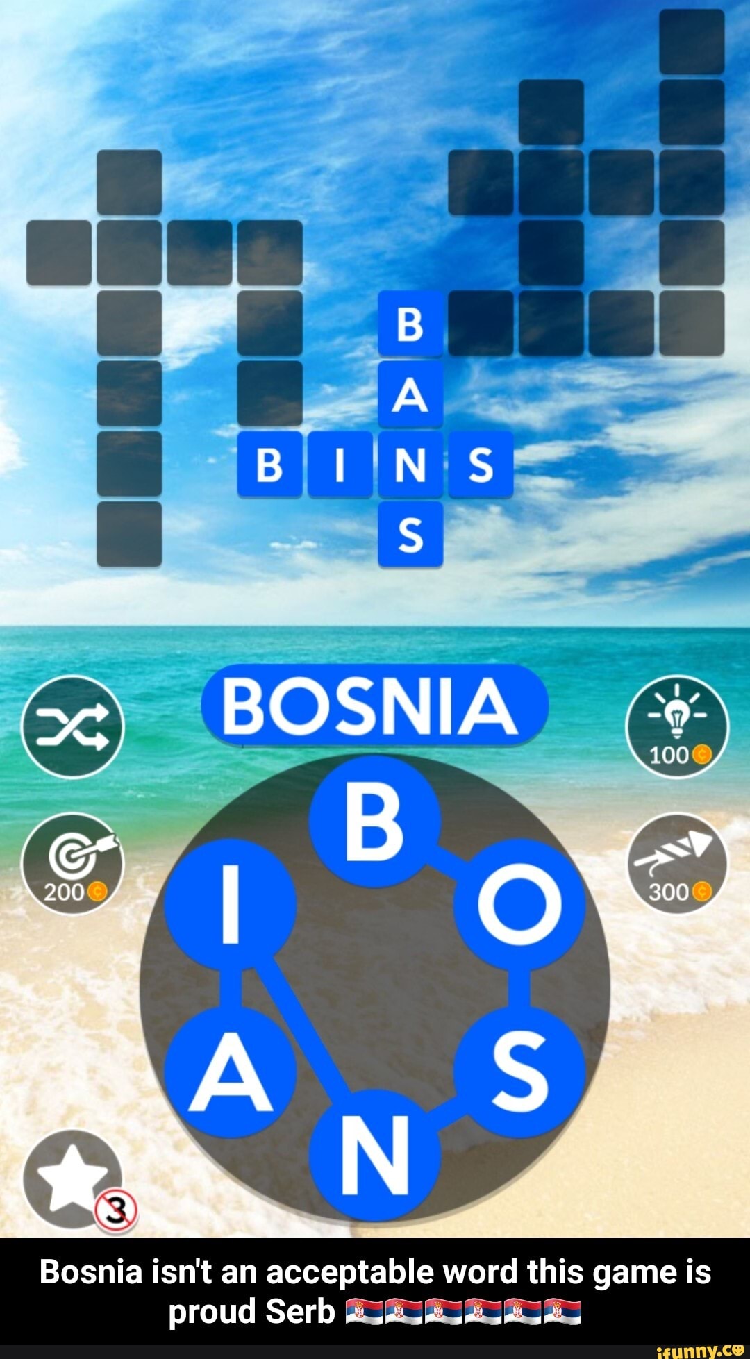 Bosnia isn't an acceptable word this game is
proud Serb ÉÉÉÉÉÉ - Bosnia isn't an acceptable word this game is proud Serb 🇷🇸🇷🇸🇷🇸🇷🇸🇷🇸🇷🇸
