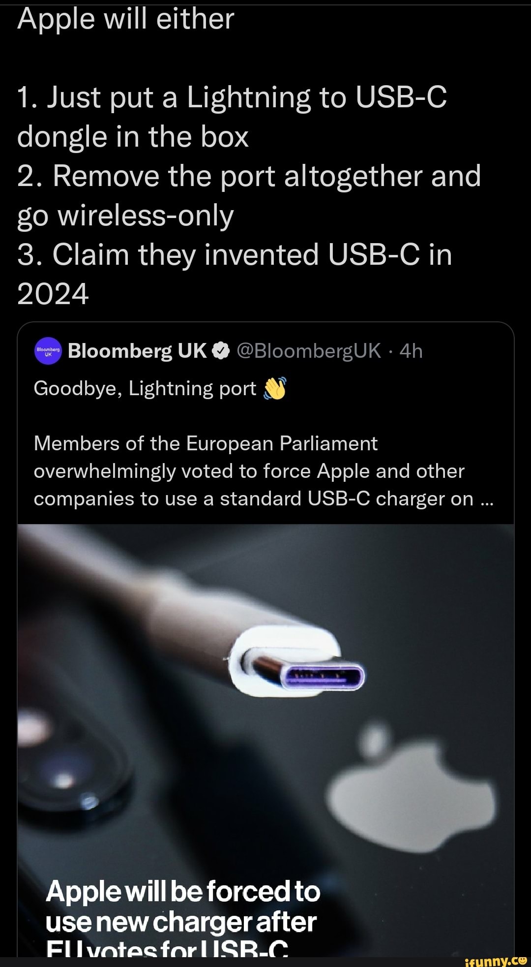 Apple Will Either 1 Just Put A Lightning To USB C Dongle In The Box 2   Ed40d197526a7f21c3f3930e6534a20da3953021cd0329820e715344f64c586d 1 